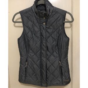 Arait Fit for a Rider Equestrian Lightweight Puffer Vest Gray Pattern Womens XS